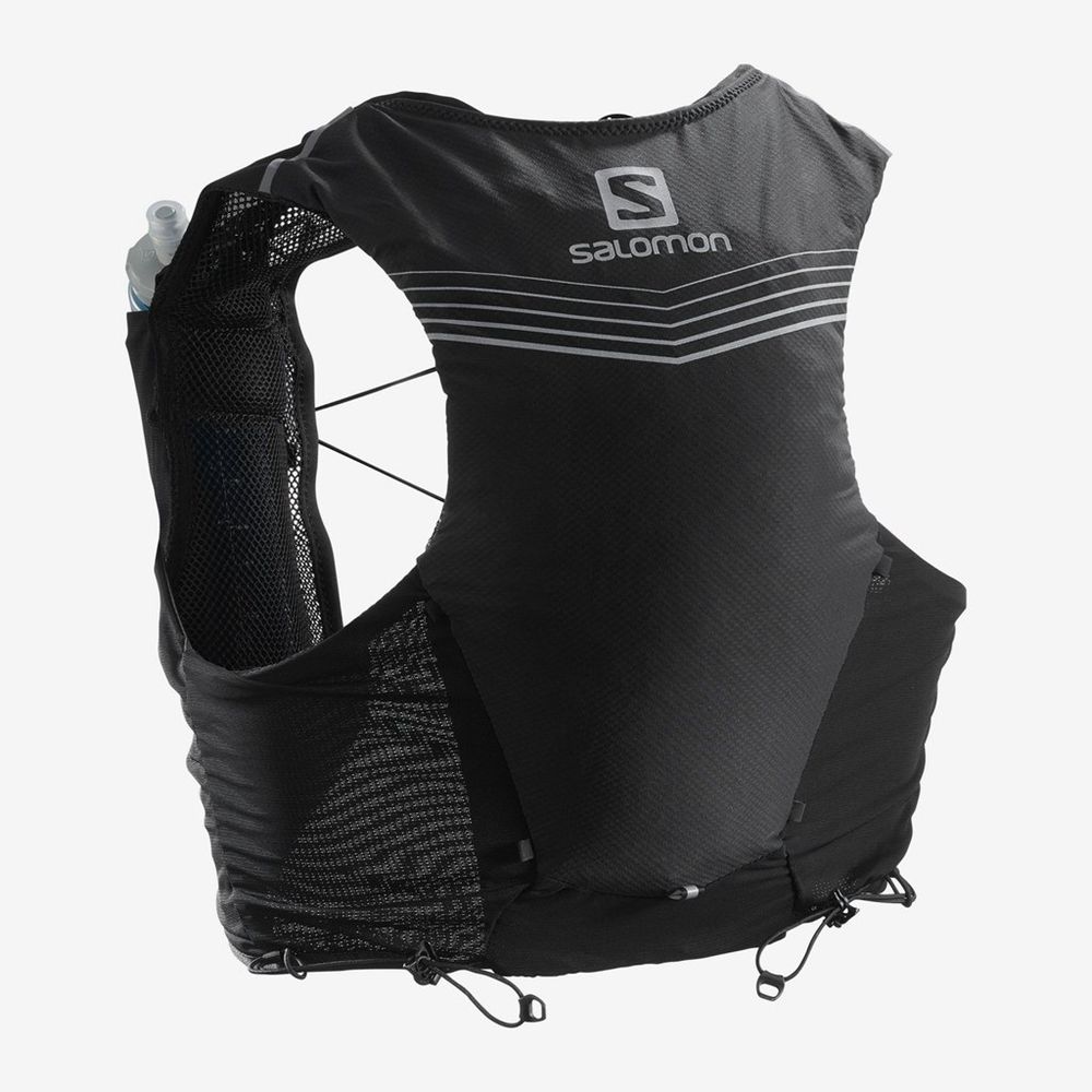 SALOMON ADV SKIN 5 SET HYDRATION PACK Philippines - Women's Trail Running Packs - Black | 837092-JBD